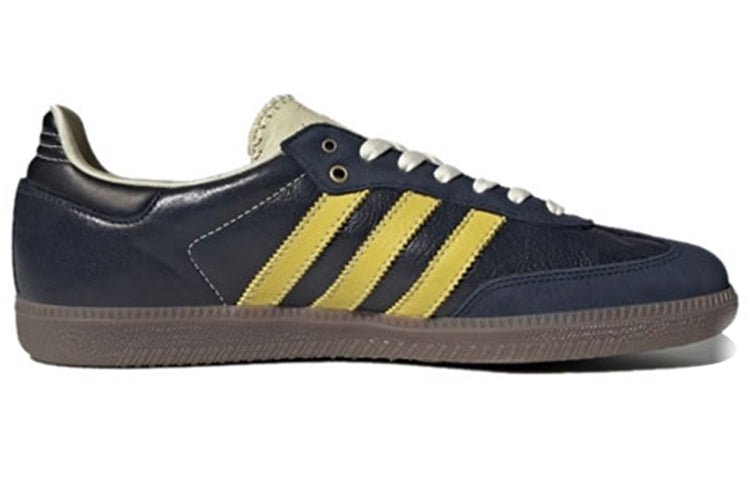 adidas x Wales Bonner Samba 'Collegiate Navy Yellow' S42595 - Image 2