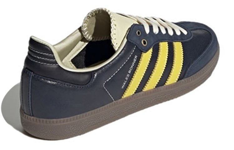 adidas x Wales Bonner Samba 'Collegiate Navy Yellow' S42595 - Image 5