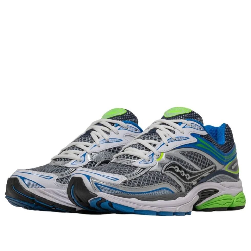 Saucony ProGrid Omni 9 'Grey Slime Blue' S70739-59 - Image 2