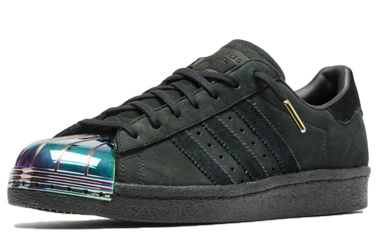 (WMNS) adidas Superstar 80s Metal Toe 'Core Black' S76710 - Image 2