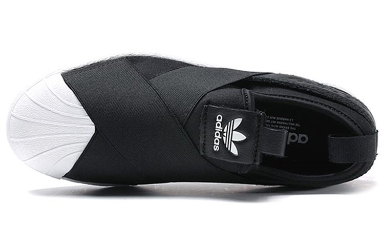 (WMNS) adidas Superstar Slip-On 'Black' S81337 - Image 3
