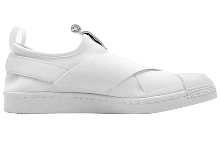 (WMNS) adidas Superstar Slip-On 'White' S81338 - Image 4