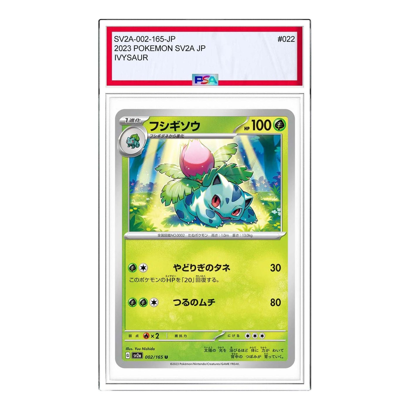 Pokemon Card JP 151 [SV2a 002/165] 'Ivysaur U' SV2A-002-165-JP