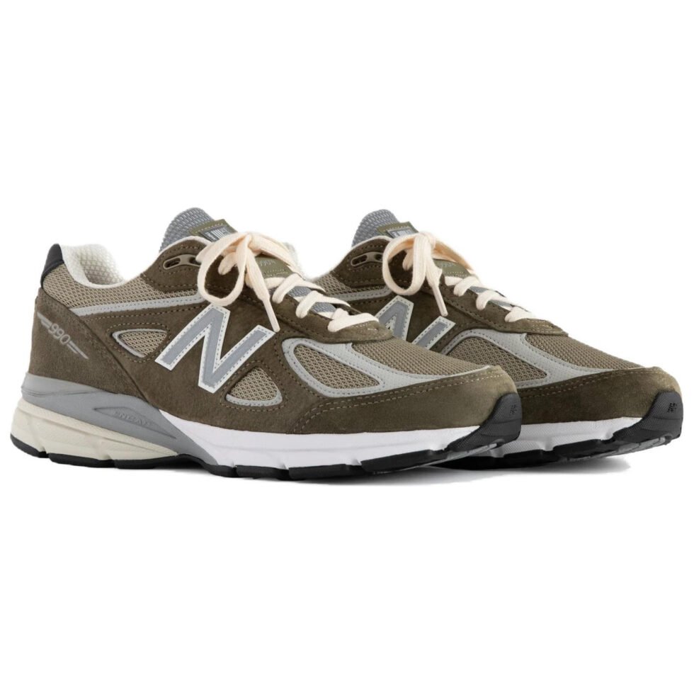 New Balance x Aim Leon Dore 990v4 Olive 'True Camo' U990CT4 - Image 3