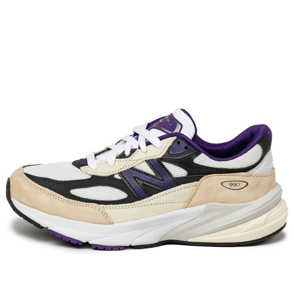 New Balance 990v6 Made In USA 'White Black Plum' U990WB6
