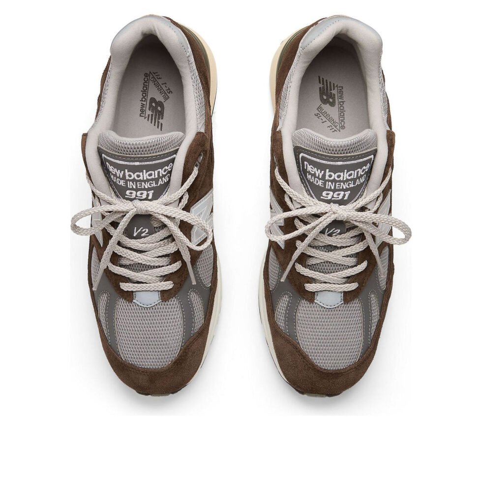 New Balance 991v2 Made in UK 'Slate Black Alloy Smoked Pearl' U991BG2 - Image 3