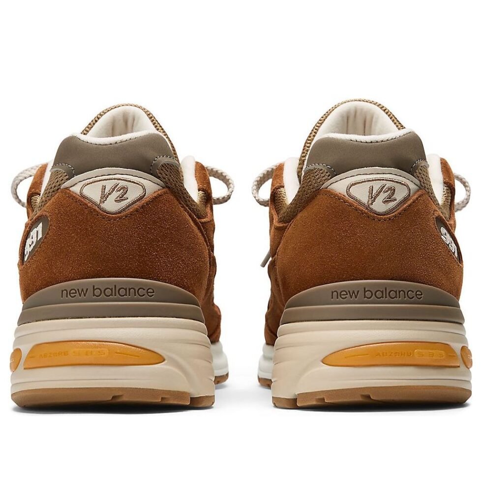 New Balance 991v2 Made In UK 'Caramel Cafe Dijon' U991GB2 - Image 5