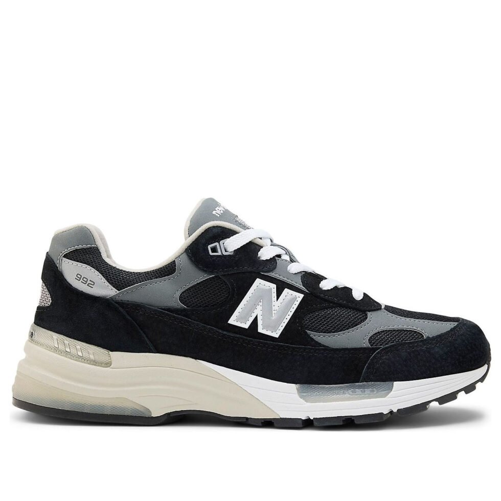 New Balance 992 MiUSA 'Black Grey' U992BK - Image 2