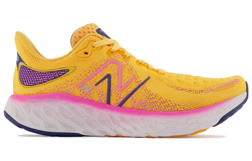(WMNS) New Balance Fresh Foam X 1080v12 'Vibrant Apricot Vibrant Pink' W1080M12 - Image 2