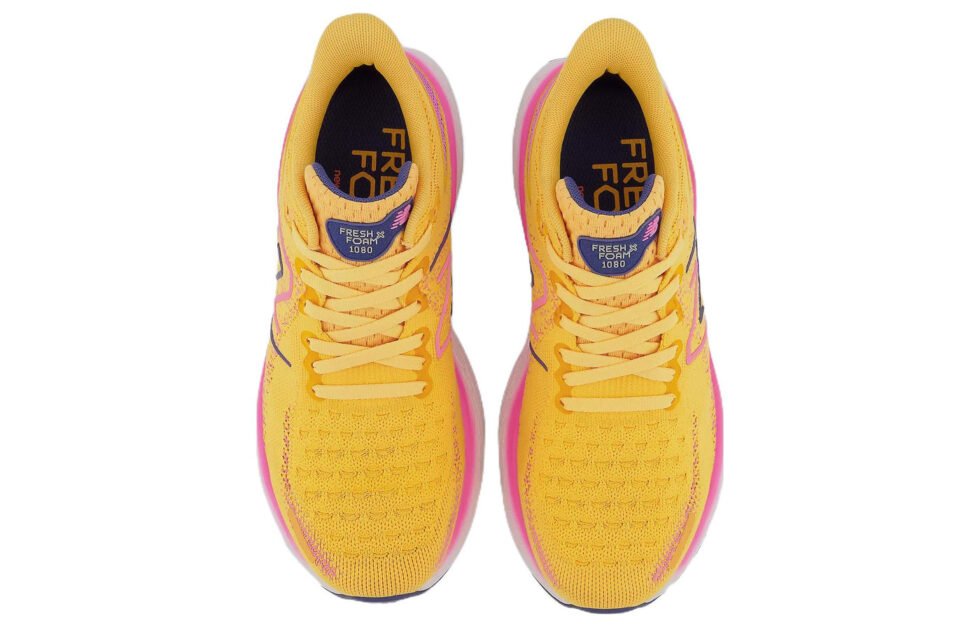 (WMNS) New Balance Fresh Foam X 1080v12 'Vibrant Apricot Vibrant Pink' W1080M12 - Image 4
