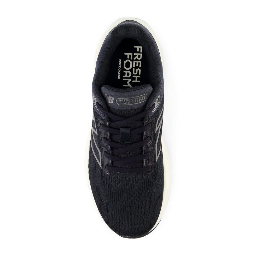 (WMNS) New Balance Fresh Foam Running Shoes 'Black White' W860A14 - Image 4