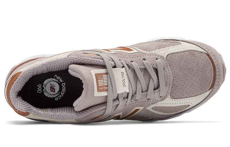 (WMNS) New Balance 990v4 Made In USA 'White Alabaster' W990FA4 - Image 3