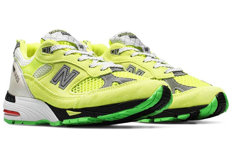 (WMNS) New Balance Aries x 991 Made in England 'Neon Yellow' W991AFL - Image 3