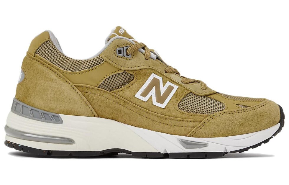 (WMNS) New Balance 991 'Yellow White' W991GGW - Image 2