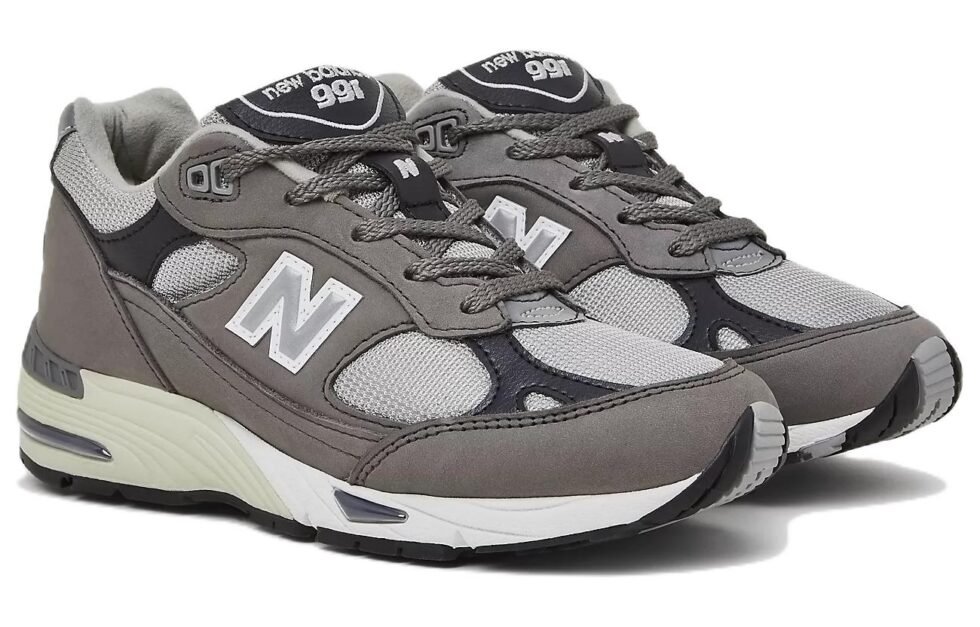 (WMNS) New Balance 991 Made in England 'Castlerock Navy' W991GNS - Image 3