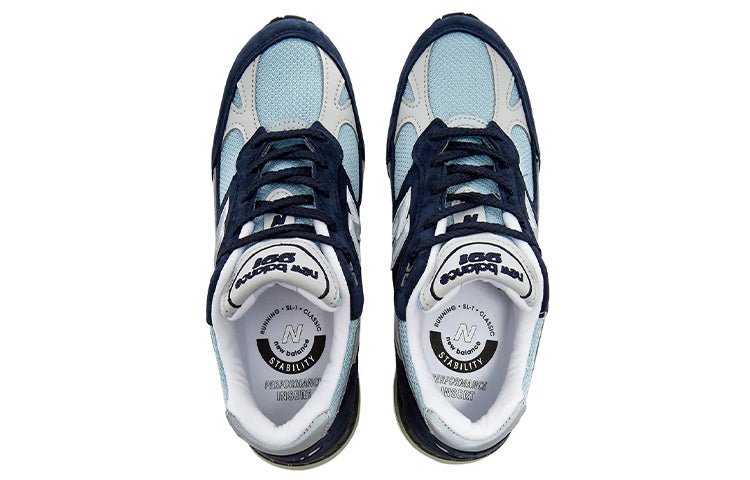 (WMNS) New Balance 991 'Navy Blue Black' W991NBP - Image 3
