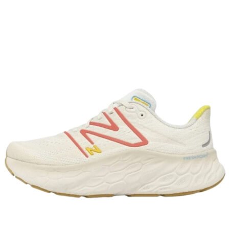 (WMNS) New Balance Fresh Foam X More v4 Wide 'Sea Salt Gulf Red' WMORCF4