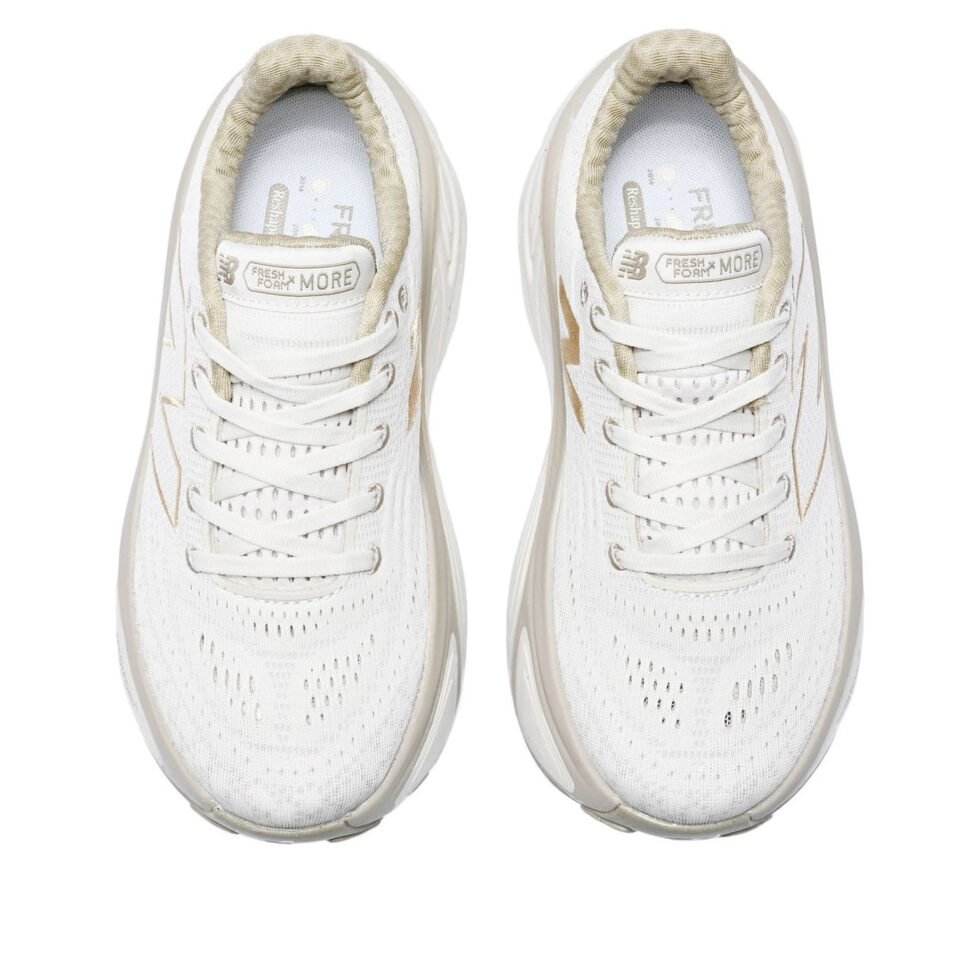 (WMNS) New Balance Fresh Foam X More v5 'Beige Gold' WMORHL5 - Image 3