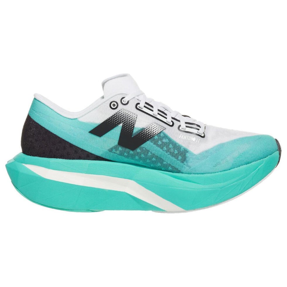(WMNS) New Balance FuelCell SuperComp Elite v4 'Cyber Jade' WRCELCT4 - Image 2