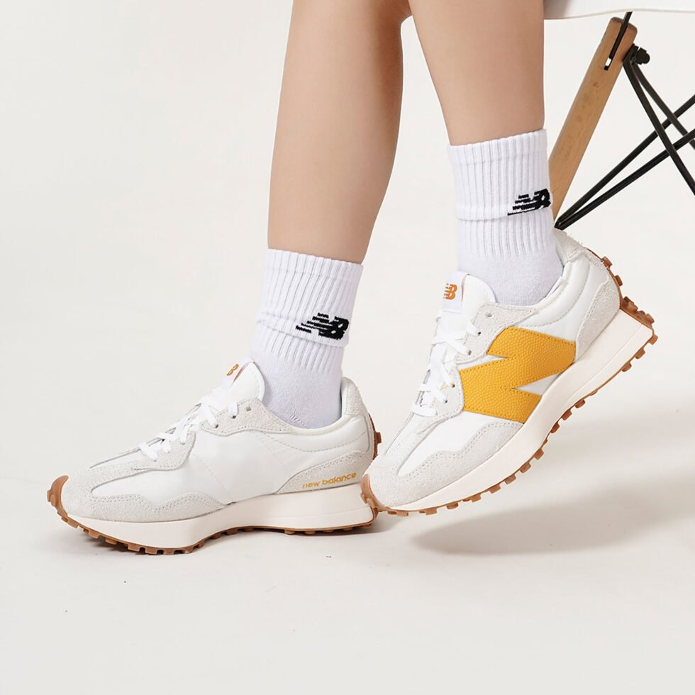 (WMNS) New Balance 327 'Sea Salt Golden Hour' WS327BY - Image 10