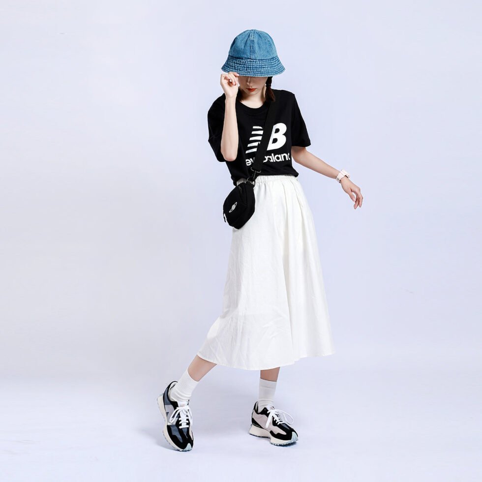 (WMNS) New Balance 327 'Black White' WS327CPA - Image 3