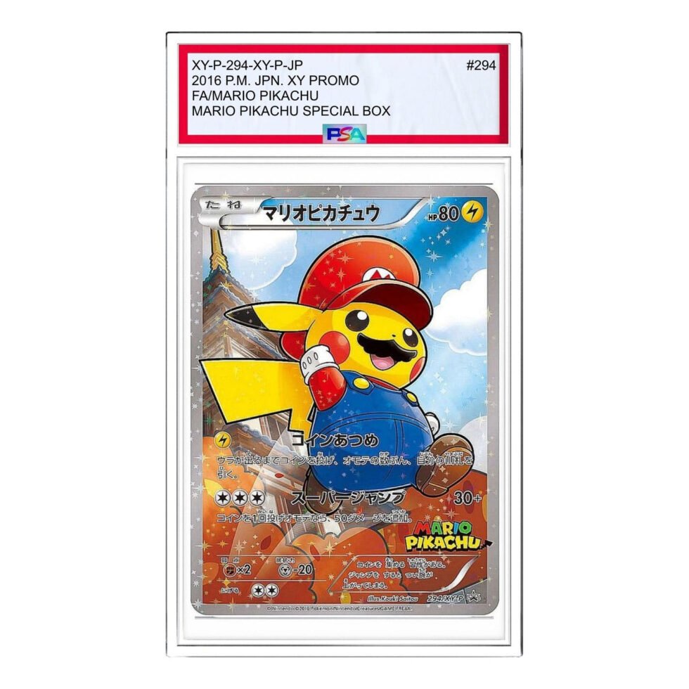 Pokemon Card JP XY-P Promotional cards [XY-P 294/XY-P] 'Mario Pikachu: PROMO' XY-P-294-XY-P-JP