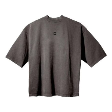 YEEZY Gap Engineered by Balenciaga Logo 3/4 Sleeve T-shirt 'Grey' YEEZY-SS22-010