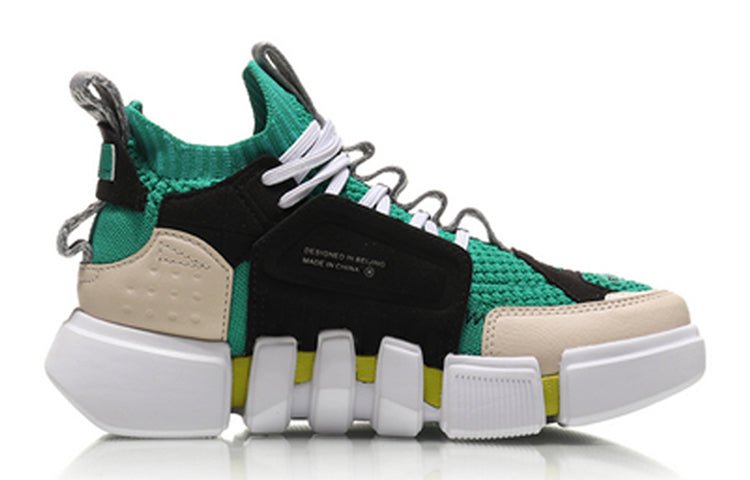 (GS) Li-Ning Wade Essence 2 ACE x Paris Fashion Week 'Black Green' YKBN048-5 - Image 2