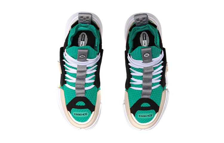 (GS) Li-Ning Wade Essence 2 ACE x Paris Fashion Week 'Black Green' YKBN048-5 - Image 4