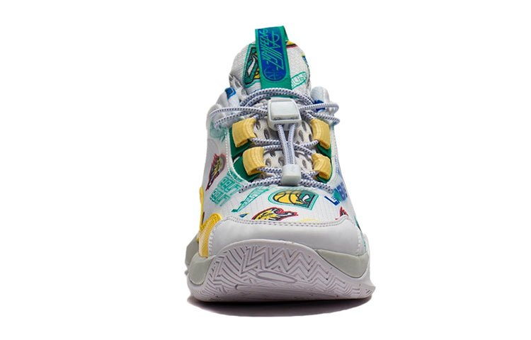 (GS) Li-Ning Team2.0 Mid 'White Yellow Blue' YKBS016-3 - Image 5