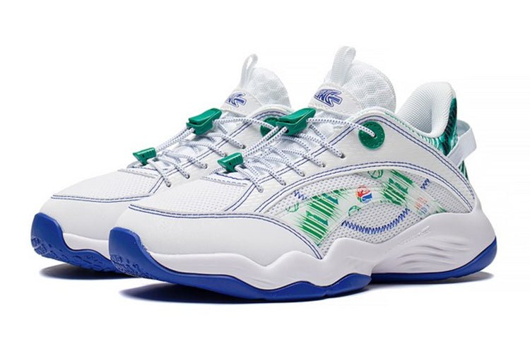 (GS) Li-Ning Primary 2.5 'White Green Blue' YKBS052-53 - Image 3