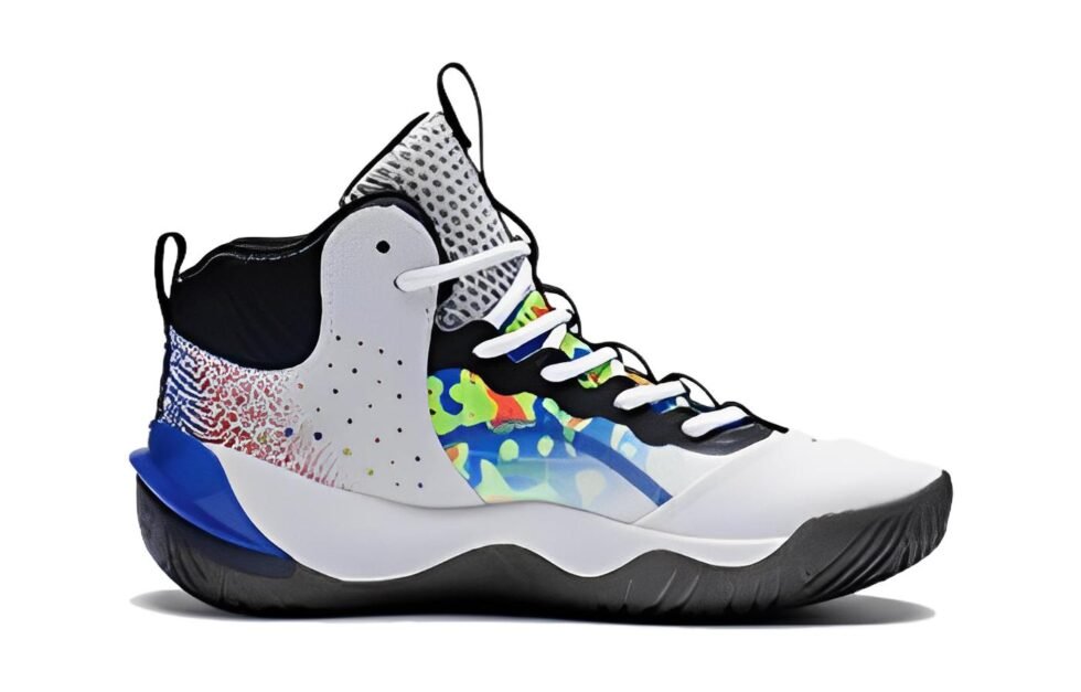 (GS) Li-Ning Team 3.0 'White Blue' YKBT004-5 - Image 2