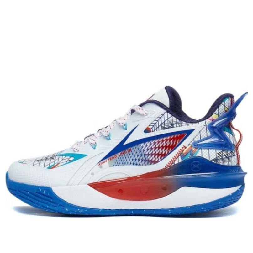 (GS) Li-Ning Pioneer Team 3.5 Low 'White Blue Red' YKBT042-13