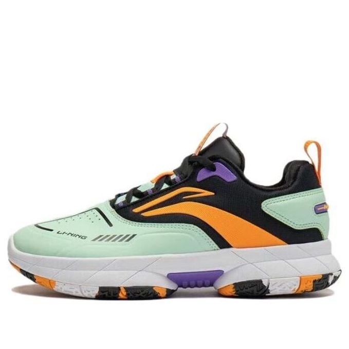 (GS) Li-Ning Fengying V1 'Green Yellow Purple' YKBT082-1