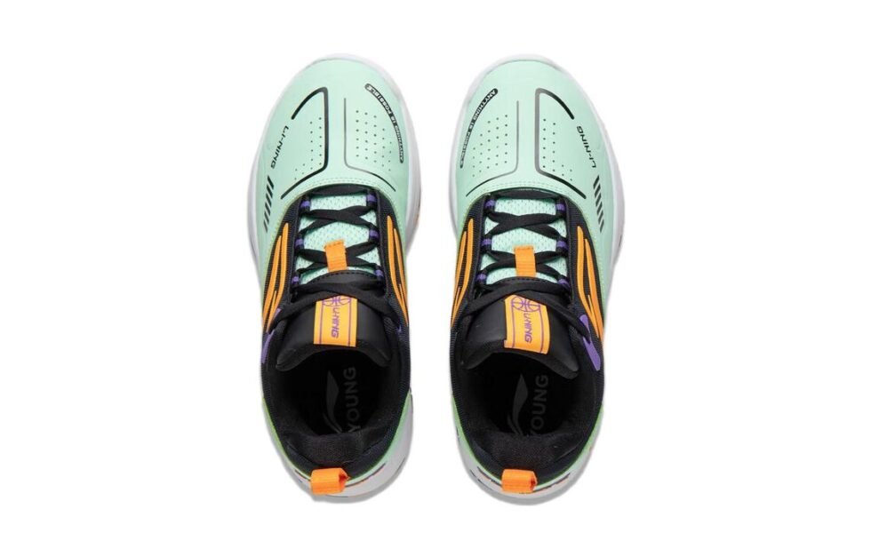 (GS) Li-Ning Fengying V1 'Green Yellow Purple' YKBT082-1 - Image 4