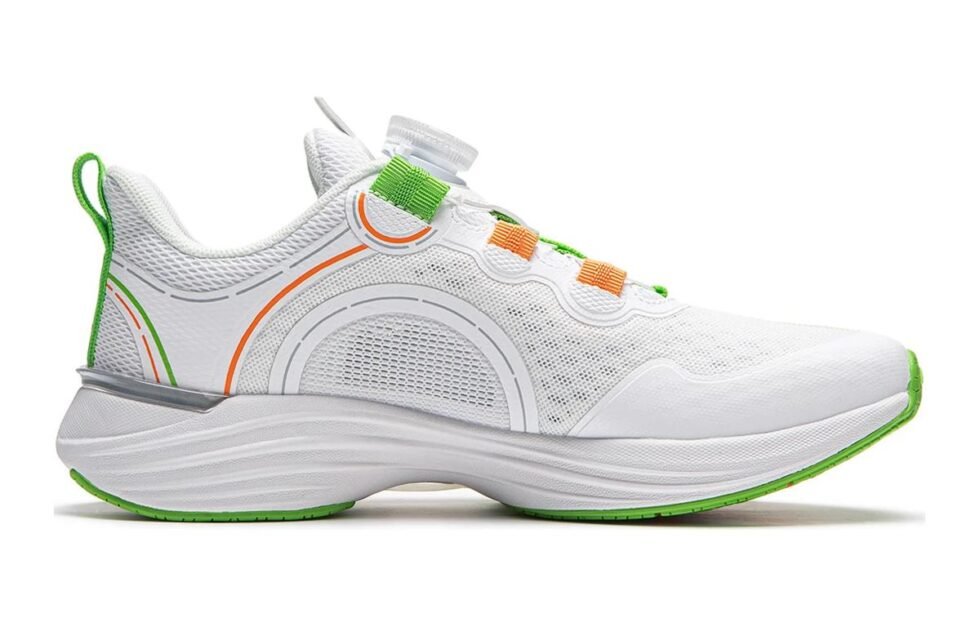 (GS) Li-Ning Floating Pre 'White Silver Green' YKFU050-3 - Image 2